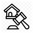 Home auction  Icon