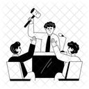 Home Auction Bidding Property Sale Icon