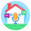 Voice Home Automation Smart Home Smart House Symbol