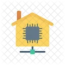 House Micro Chip Icon