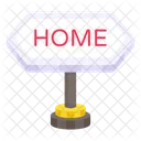 Home Board Roadboard Signboard Icône