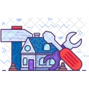 Home Building Construction And Renovation Icon