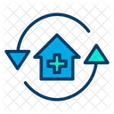 Nursing Home Home Care Icon