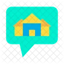 Chatting For House Communication Conversation For House Icon
