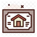 Home Certificate House Certificate Estate Certificate Icon
