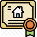 Home Certificate  Icon