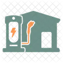 Home Charging Station Electric Car Charging Station Icon