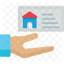 Home Cheque Mortgage Cheque Loan Icon
