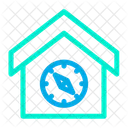 Home Compass House Icon
