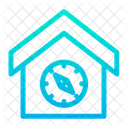 Home Compass House Icon