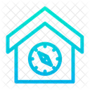 Home Compass House Icon