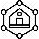 Home Building Connecting Icon