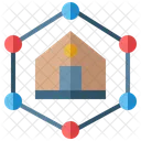 Home Building Connecting Icon