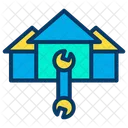 Start Construction Of House Building House Start Building Icon