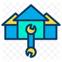 Start Construction Of House Building House Start Building Icon