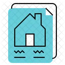 Contract Construction House Icon