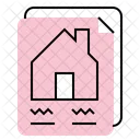 Contract Construction House Icon