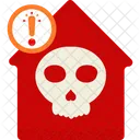 Skull Home House Icon