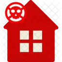 Skull Home House Icon