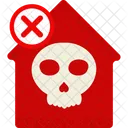 Skull Home House Icon