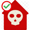 Skull Home House Icon