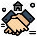 Home Deal Property Agreement House Deal Icon