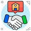 Home Deal Contract Agreement Icon