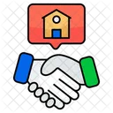 Home Deal Contract Agreement Icon