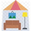 Home Decor Interior Design Style Makeover Icon