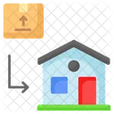 Home Delivery House Icon