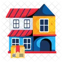 Doorstep Delivery Home Delivery House Delivery Icon