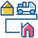 Home Delivery Delivery House Icon