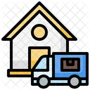 Delivery Delivery Van Tracking Icon