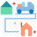 Home Delivery Delivery House Icon