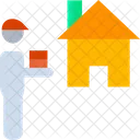 Home Delivery Delivery Man Courier Boy Icon