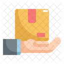 Hand Logistic Shipping Icon