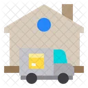 Home House Truck Icon