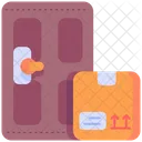 Arrived Arrive Box Icon