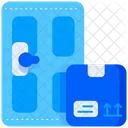 Arrived Arrive Box Icon