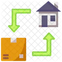 Delivery Home Logistic Icon
