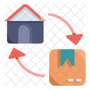 Home Shipping Delivery Icon