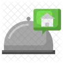 Home Delivery Take Away Food Tray Icon