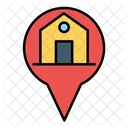 Home Location Home Address House Location Icon