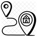 Home Destination Home Address Home Route Icon