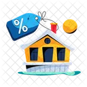 Home Discount House Sale Property Discount Icon