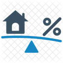 Home Discount Discount Loan Icon