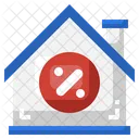 Home Discount Percent Property Icon