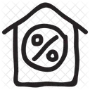 Discount Sale House Icon
