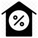 Discount Sale House Icon