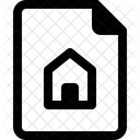 Document Home House Icon
